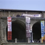 Acción en el tejado de la Catedral de Gasteiz (Araba) 2007