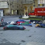 Acción en el tejado de la Catedral de Gasteiz (Araba) 2007