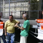 Acción en el tejado de la Catedral de Gasteiz (Araba) 2007