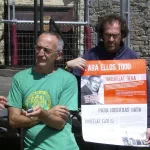 Acción en el tejado de la Catedral de Gasteiz (Araba) 2007